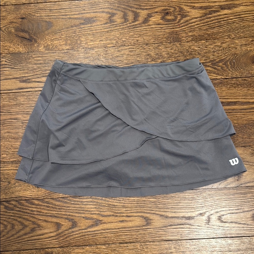 Gray Wilson Tennis Skirt